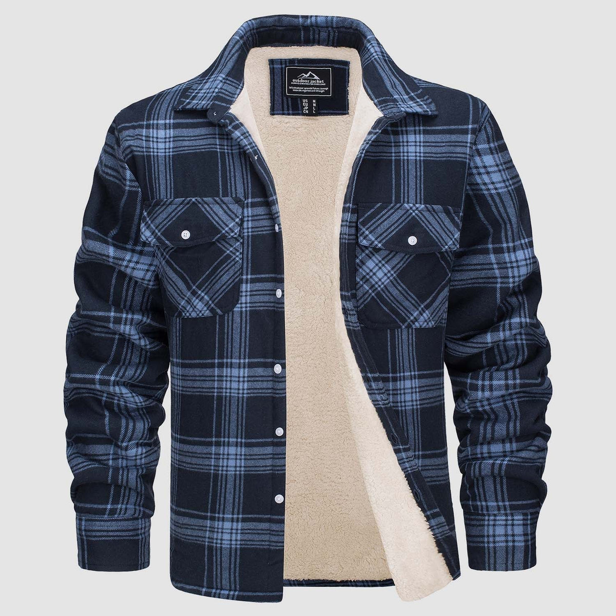 Benedikt™ | Lined Check Shirt Jacket