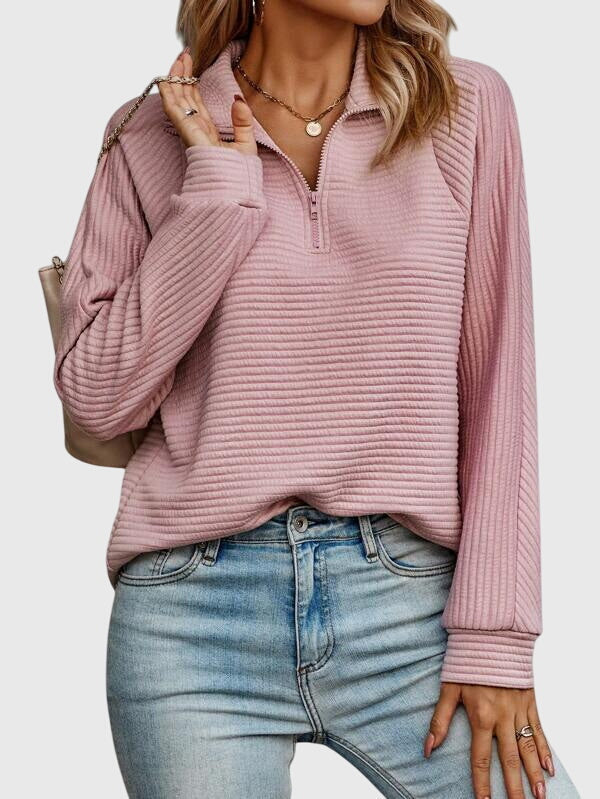 Molly | Elegant Half-Zip Sweater