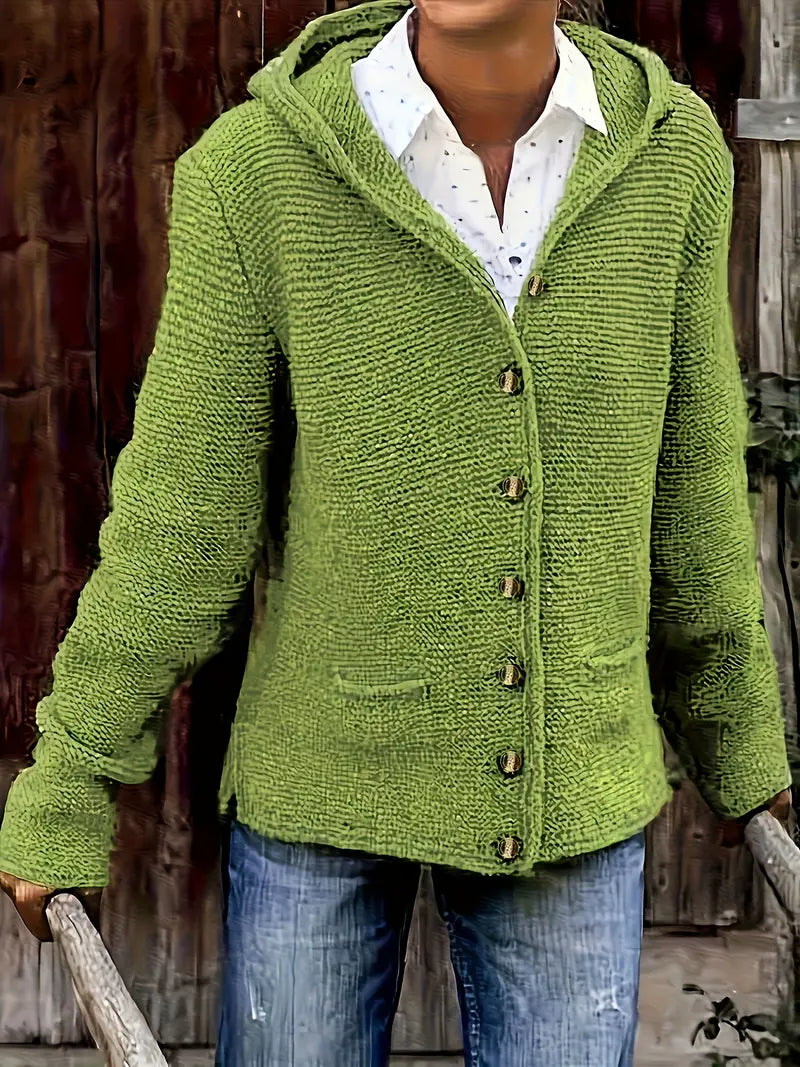 Hallie™ | Fashionable Cardigan with Button Placket