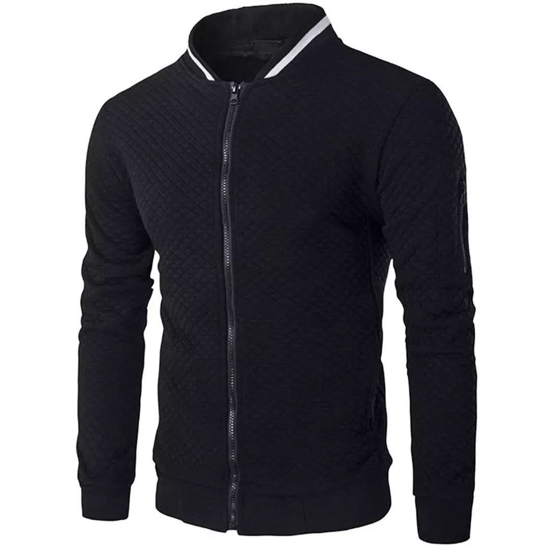 Ruppert | Jacquard Zip Bomber Jacket