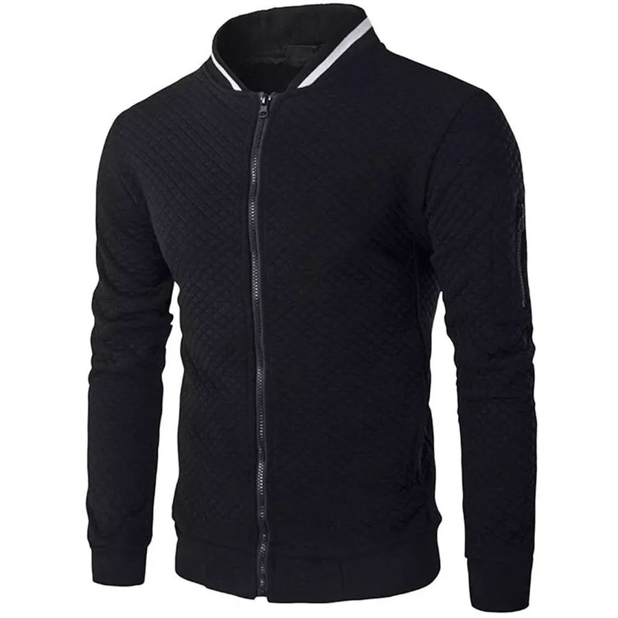 Ruppert | Jacquard Zip Bomber Jacket