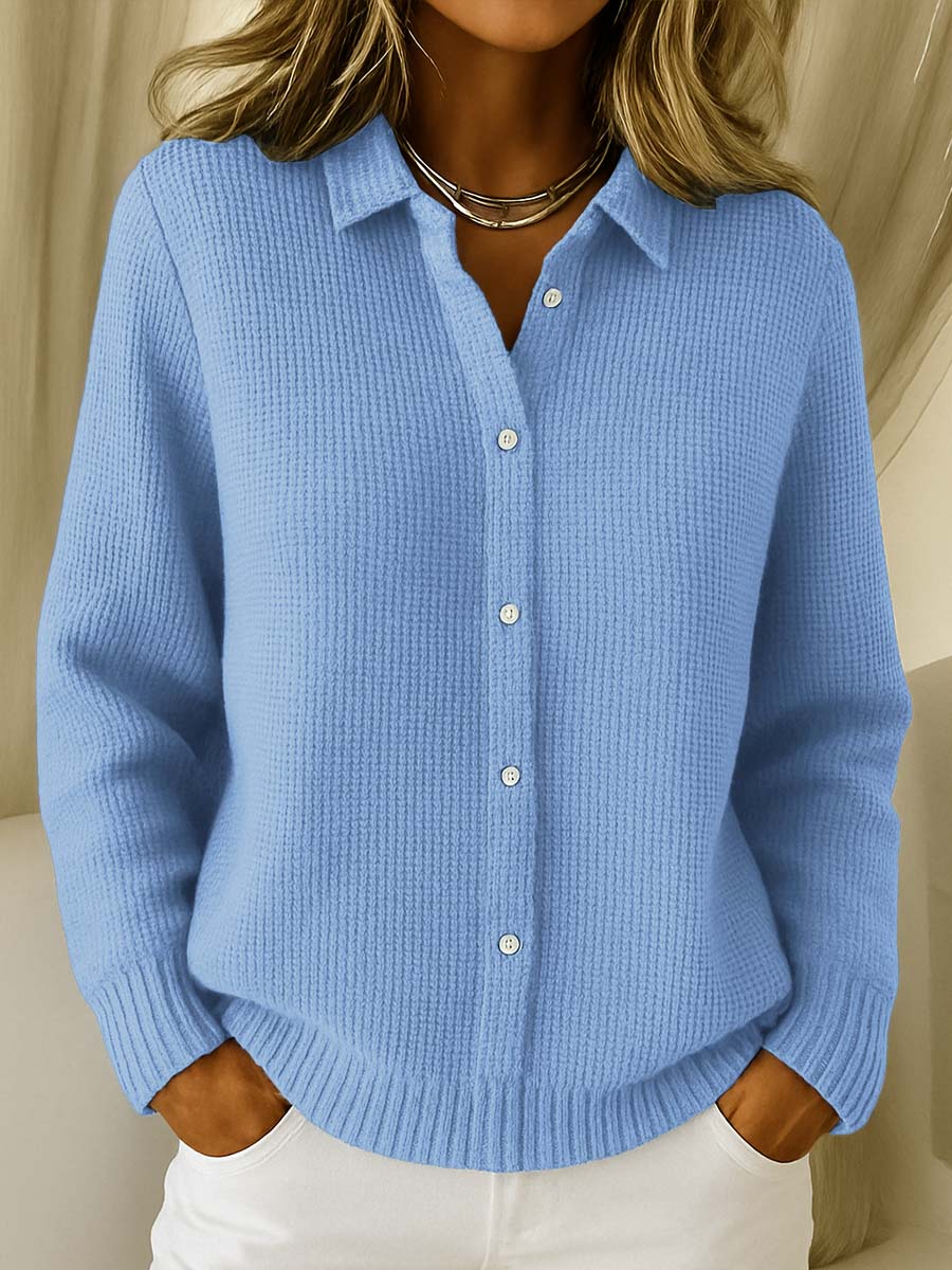 Livia | Tailored Cotton Cardigan