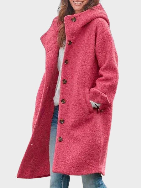 Alena™ | Jacket with Buttons and Hood