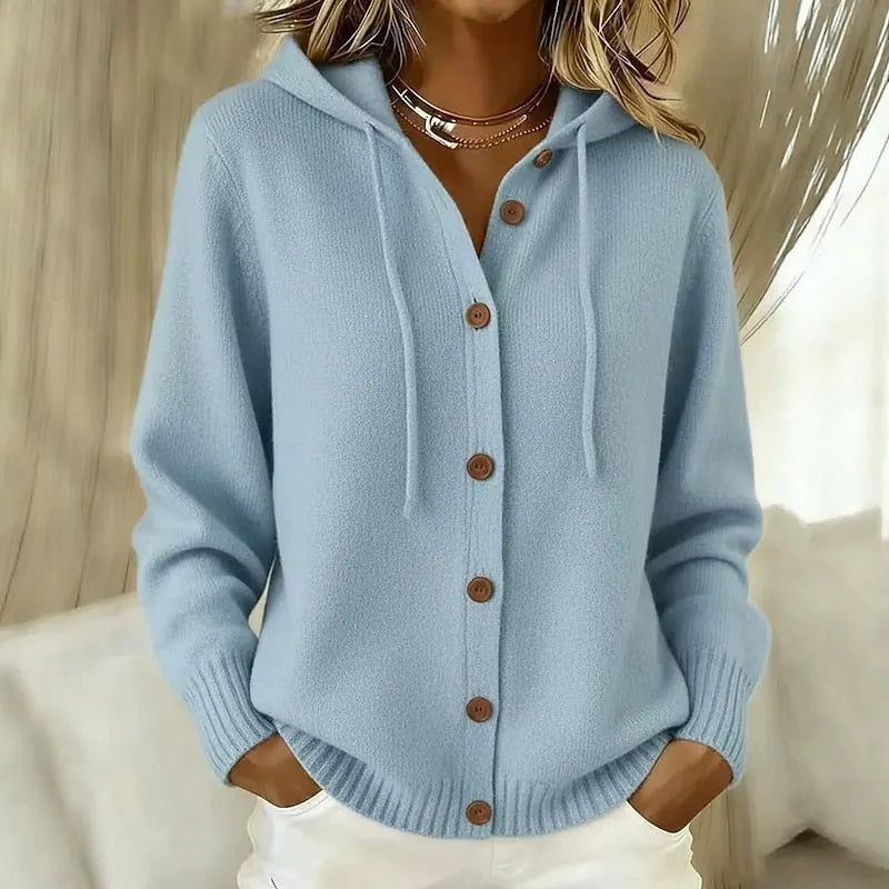 Dina | Cozy Hooded Cardigan