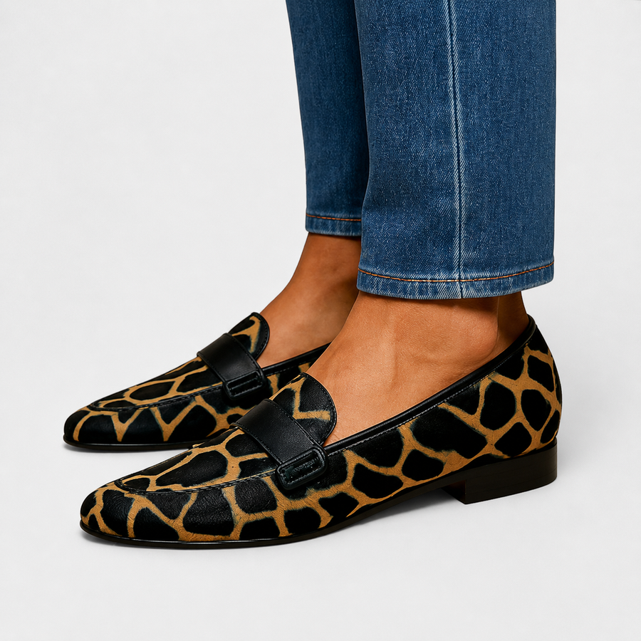Caroline | Leopard Print Loafers
