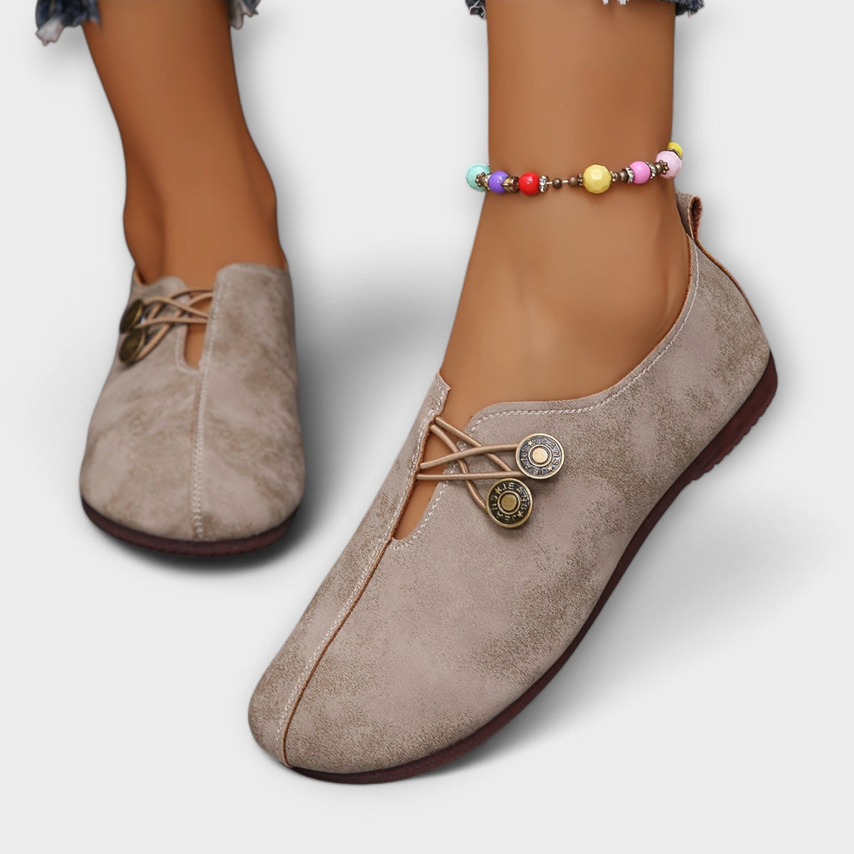 Noira ™ | Suede Leather Loafers
