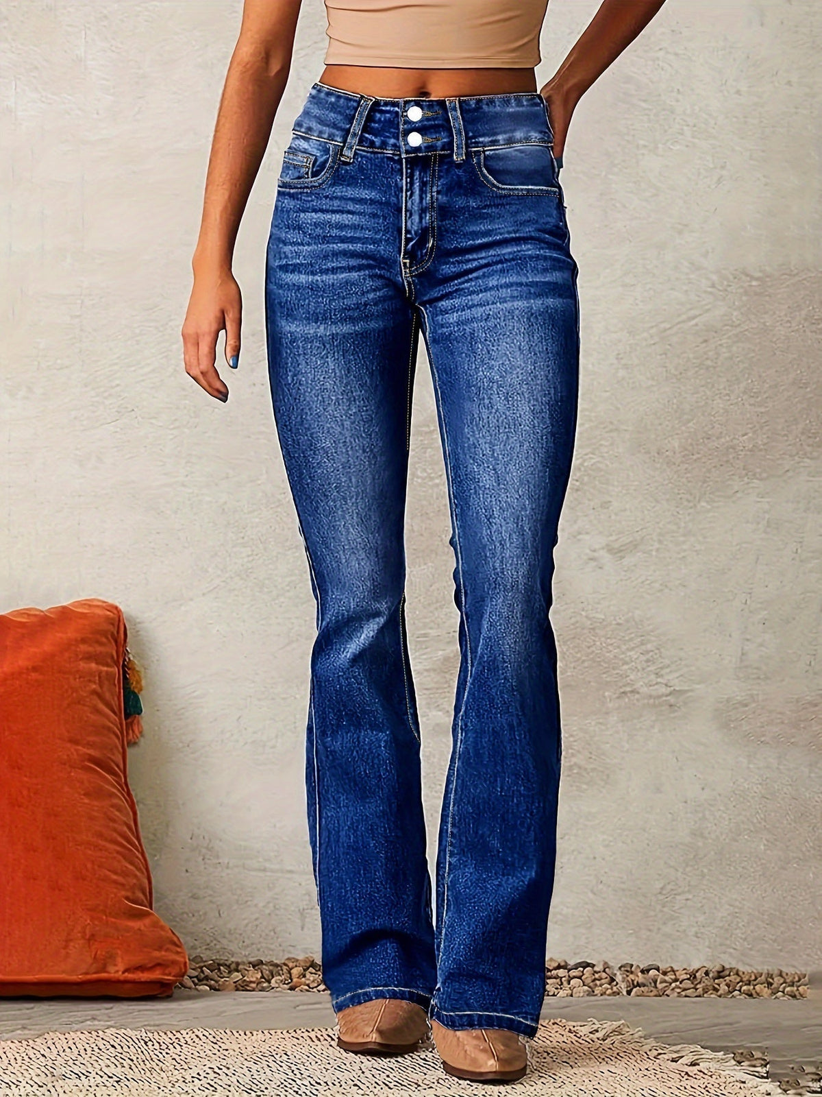 High-Rise Flared Pants