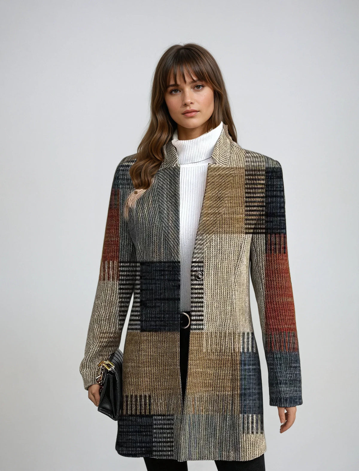 Marina™ | Elegant patterned blazer Jacket for women