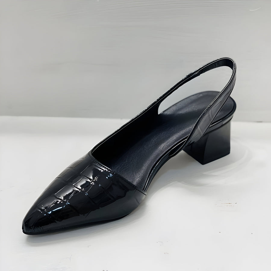 Graziella | Scarpe Donna con Tacco e Punta Larga