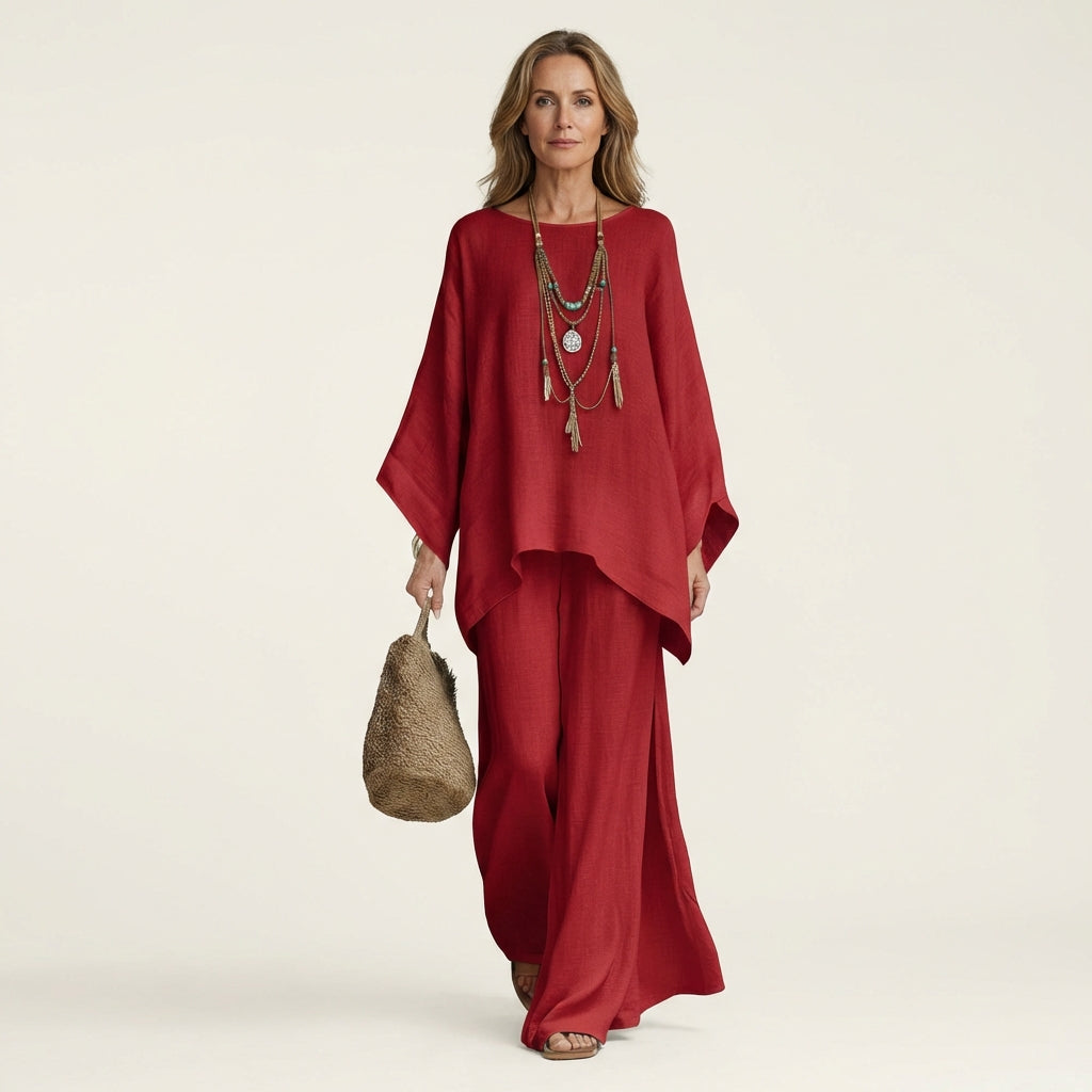 Majolie | Completo Donna Boho in Lino