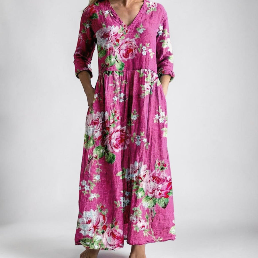 Lana | Elegant Printed Dress