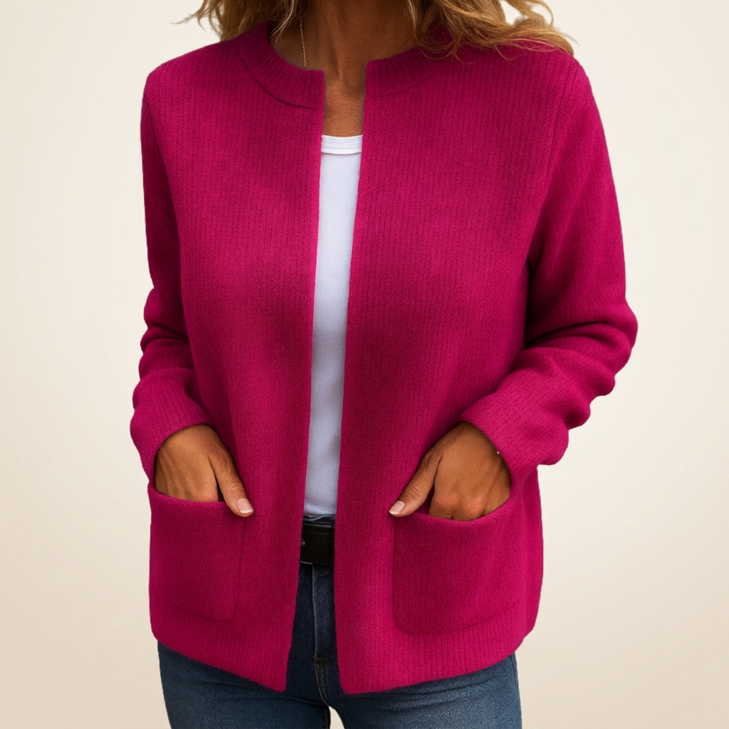Delacroix | Soft Zip-Up Cardigan