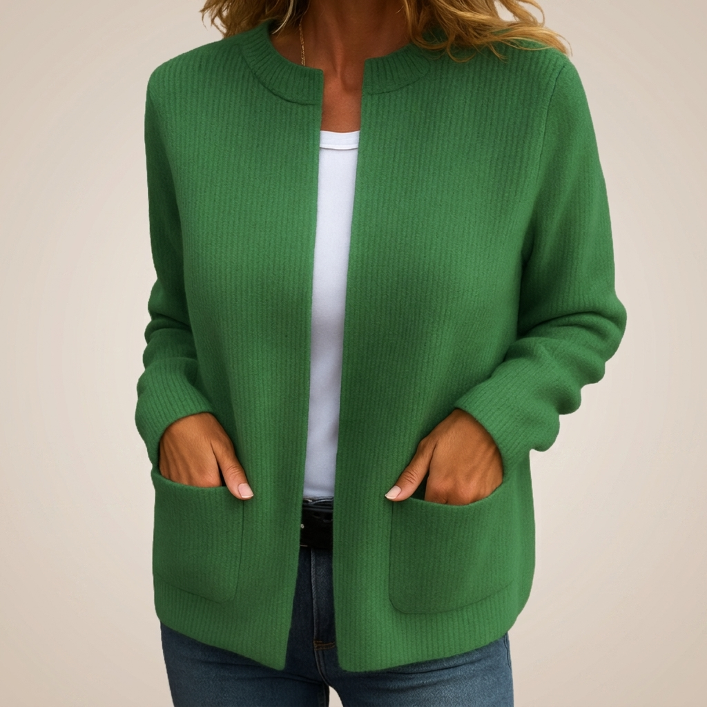 Delacroix | Soft Zip-Up Cardigan