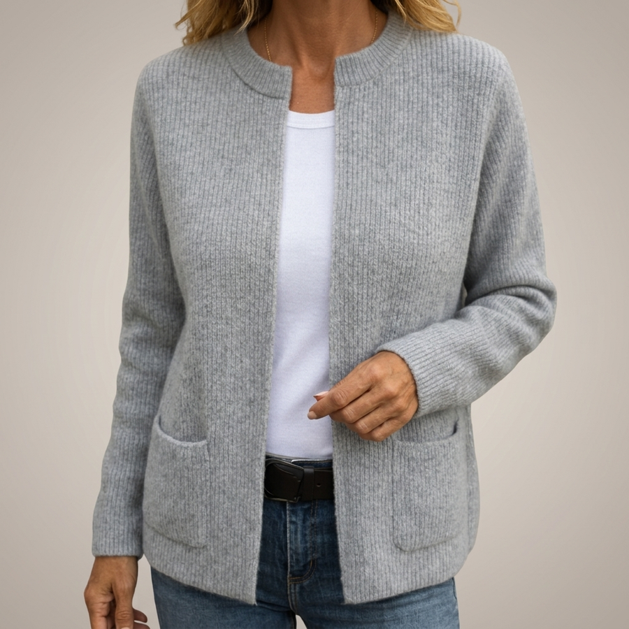 Delacroix | Soft Zip-Up Cardigan