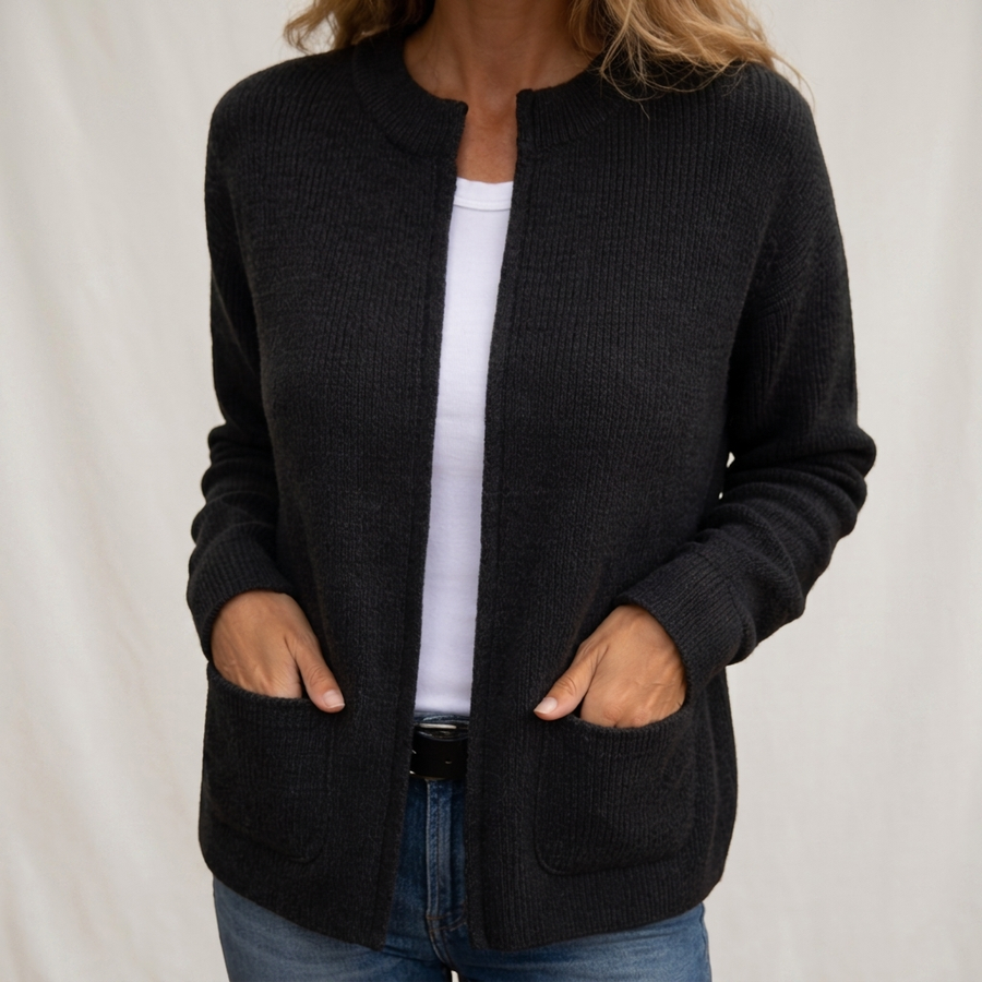 Delacroix | Soft Zip-Up Cardigan