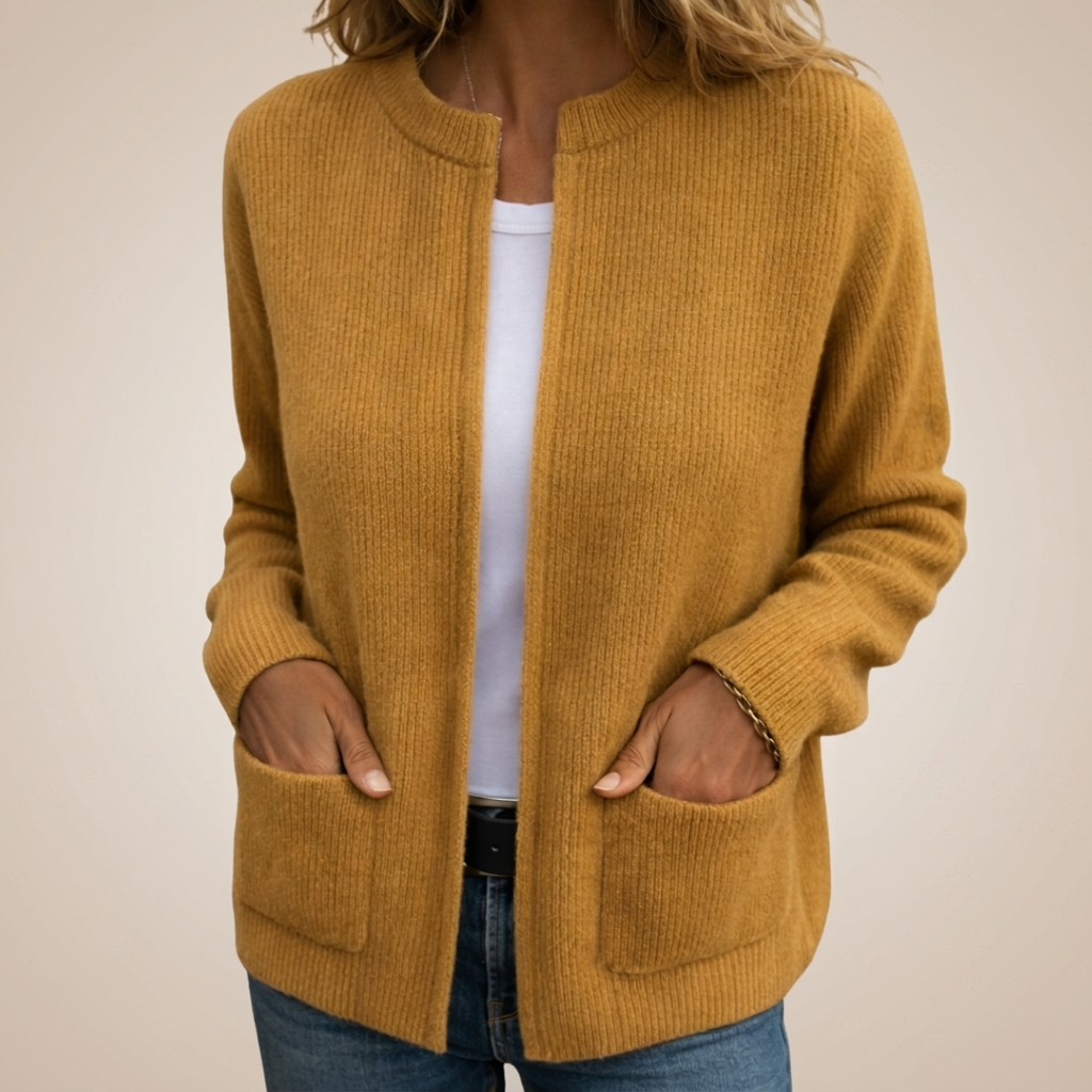 Delacroix | Soft Zip-Up Cardigan