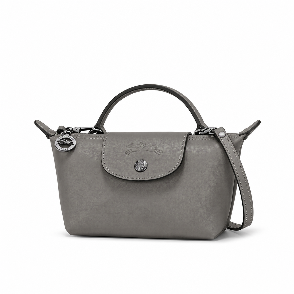 MINI LEATHER BAG | GRAY