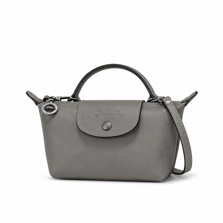 MINI LEATHER BAG | GRAY