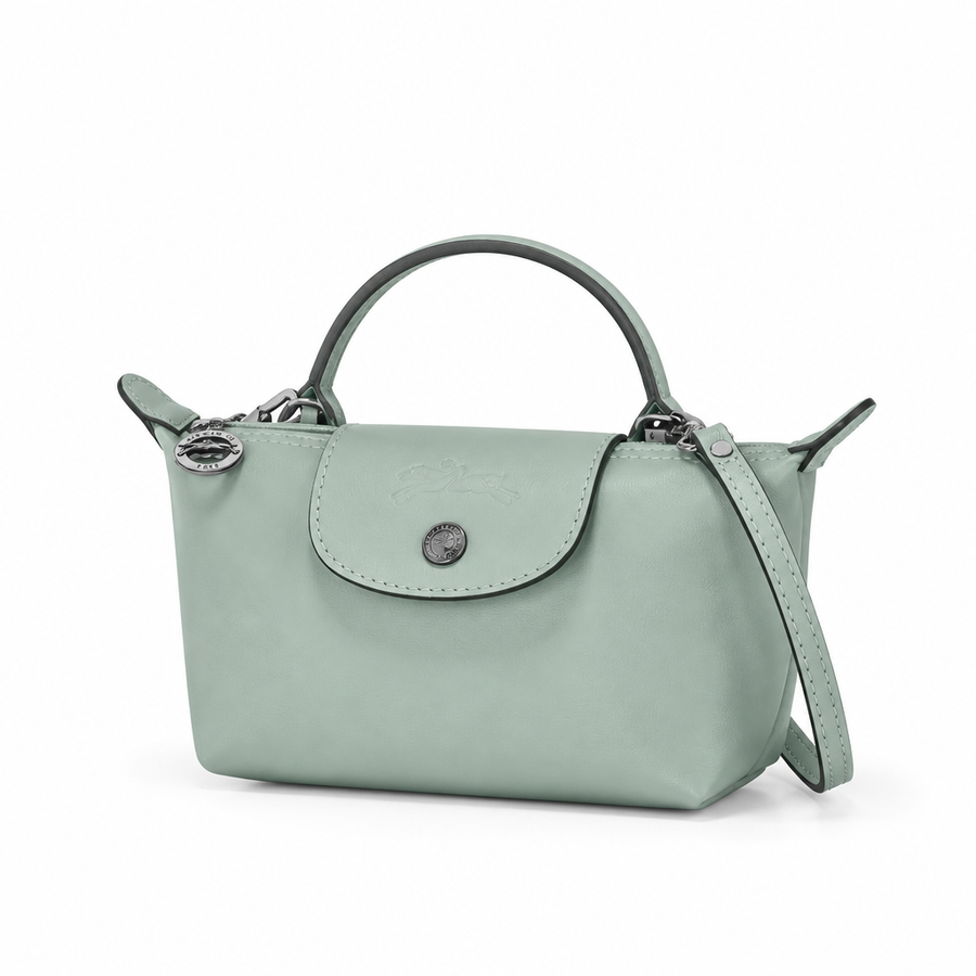MINI LEATHER BAG | LIGHT BLUE