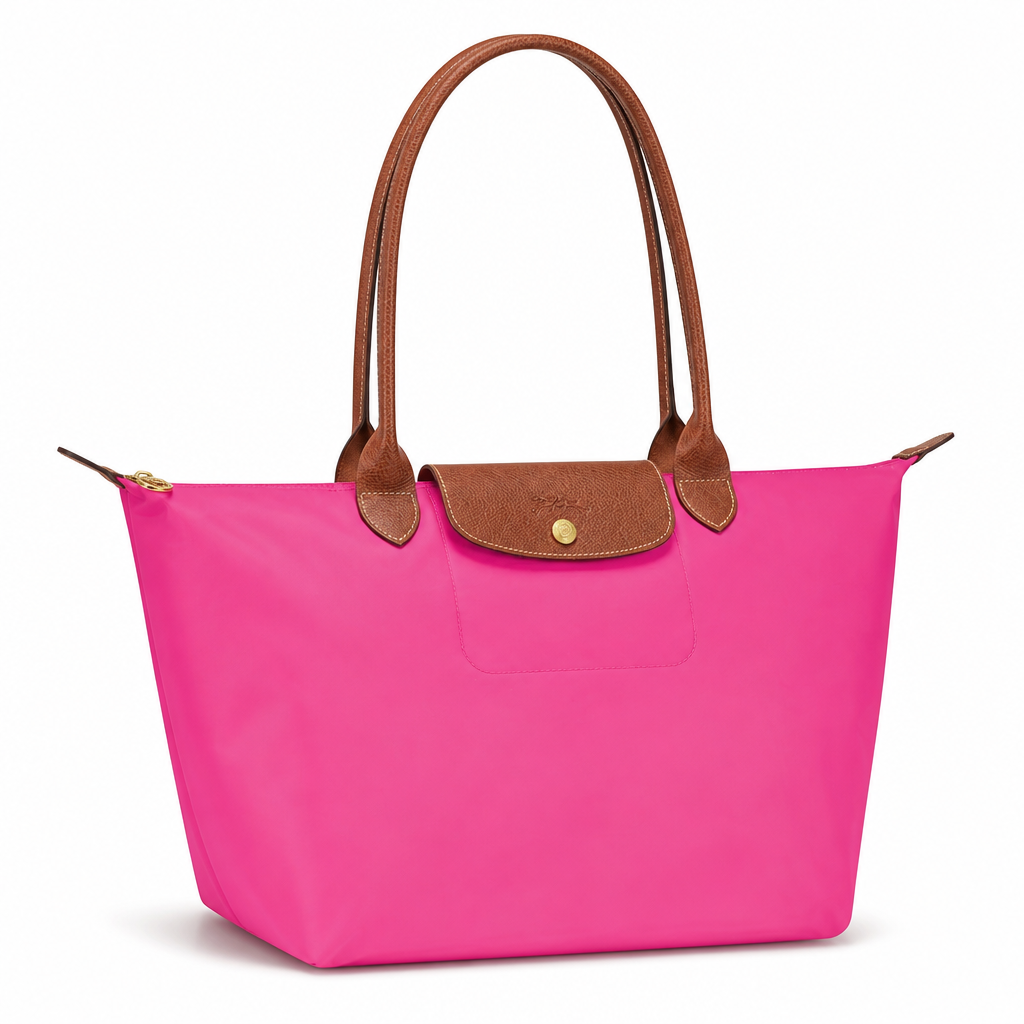LARGE TOTE BAG | PINK BROWN