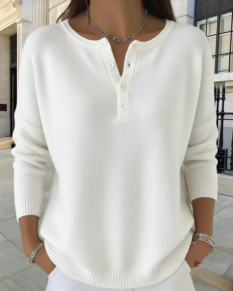Leilani | Classic Cardigan with Buttons and Long Sleeves