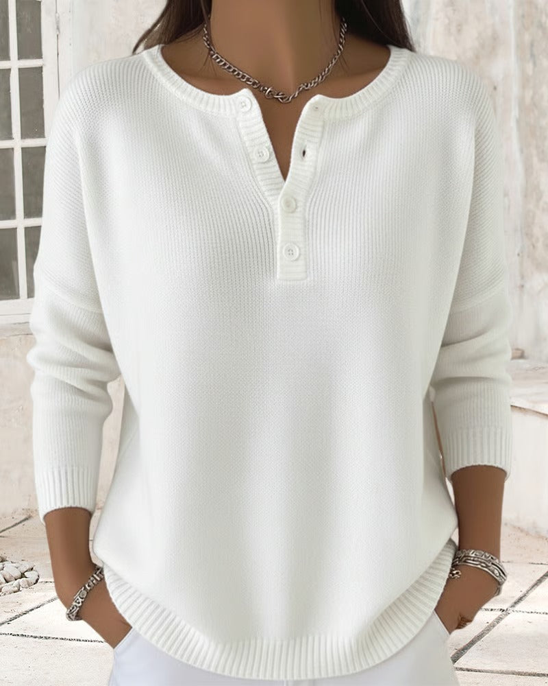 Leilani | Classic Cardigan with Buttons and Long Sleeves