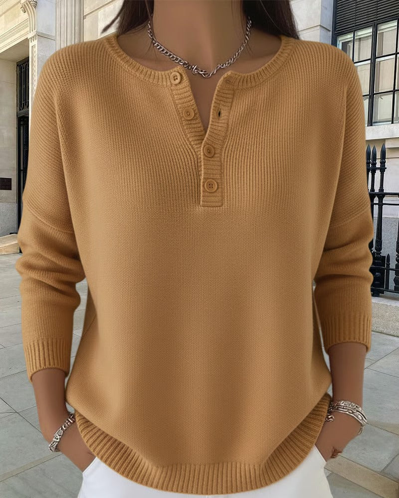 Leilani | Classic Cardigan with Buttons and Long Sleeves