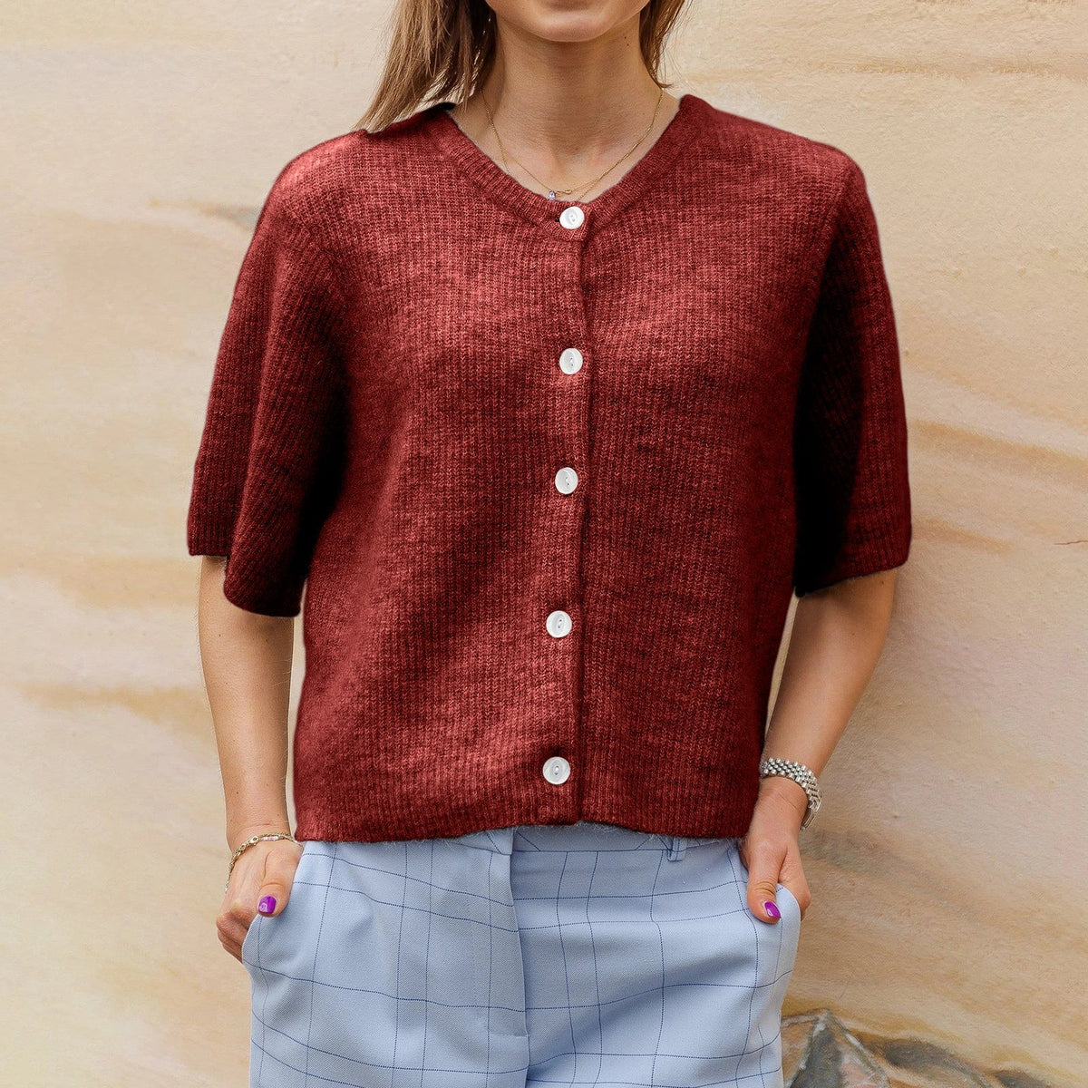 Mycah | Short-Sleeved Cardigan