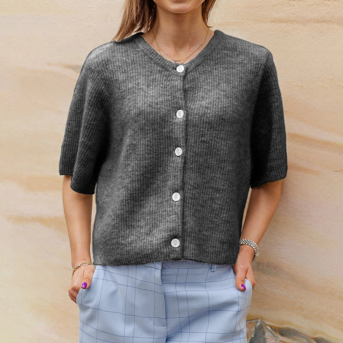Mycah | Short-Sleeved Cardigan