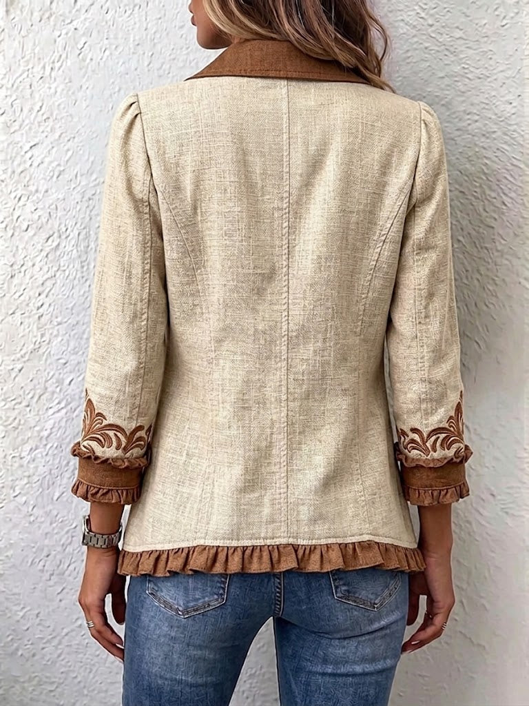 Isabelle | Vintage Bohemian Pleated Jacket