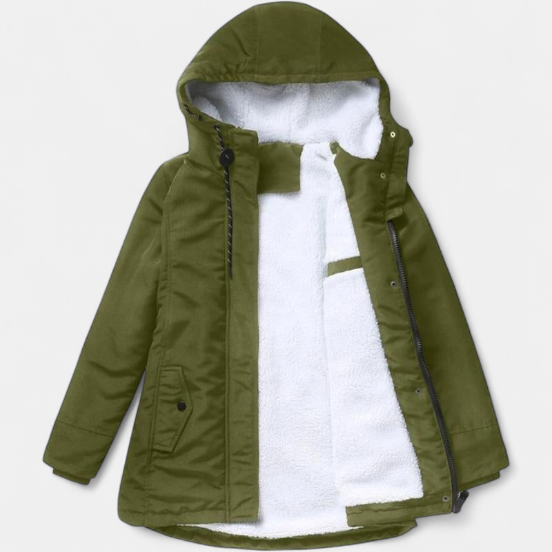AMINA Warm Winter Jacket with Hood