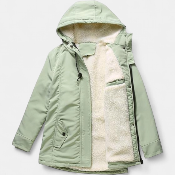 AMINA Warm Winter Jacket with Hood