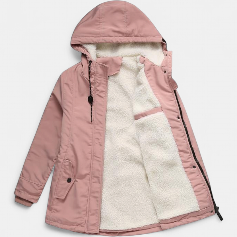 AMINA Warm Winter Jacket with Hood