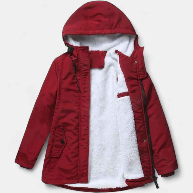 AMINA Warm Winter Jacket with Hood