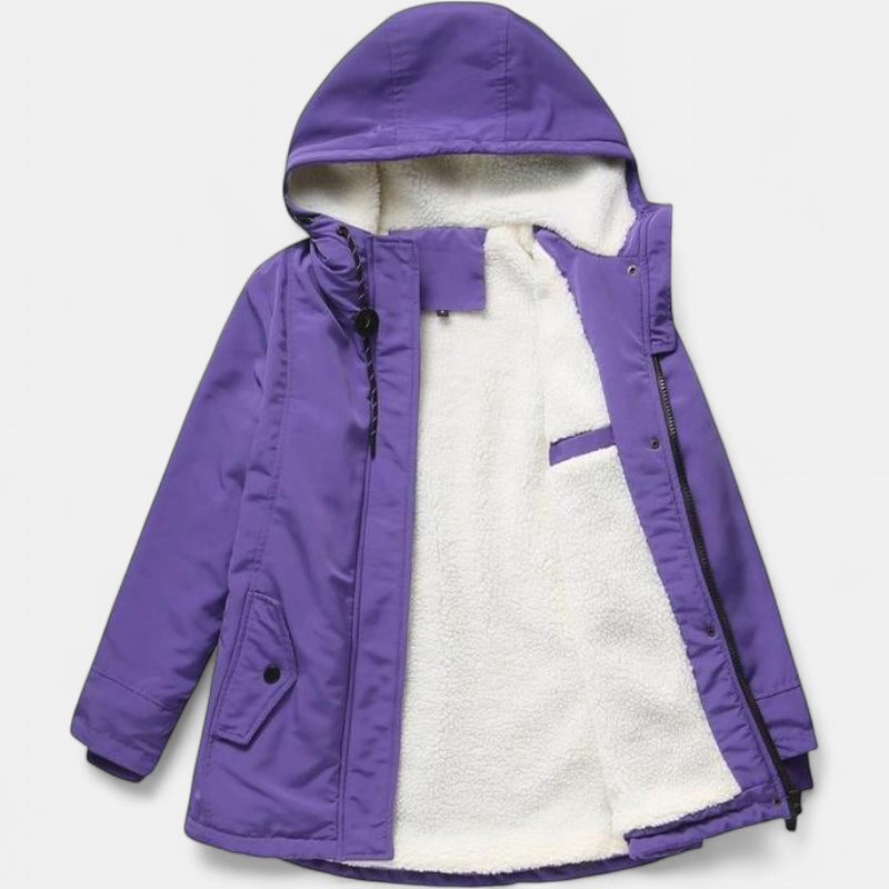 AMINA Warm Winter Jacket with Hood