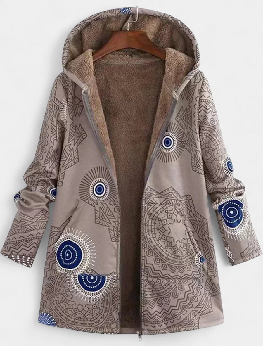 ZAHARA | Artistic Fleece Jacket