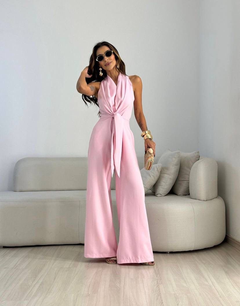 Carol | Wide-Leg Jumpsuit with Defined Waist