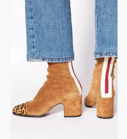 Vivienne™ | Modern Contrast Ankle Boots