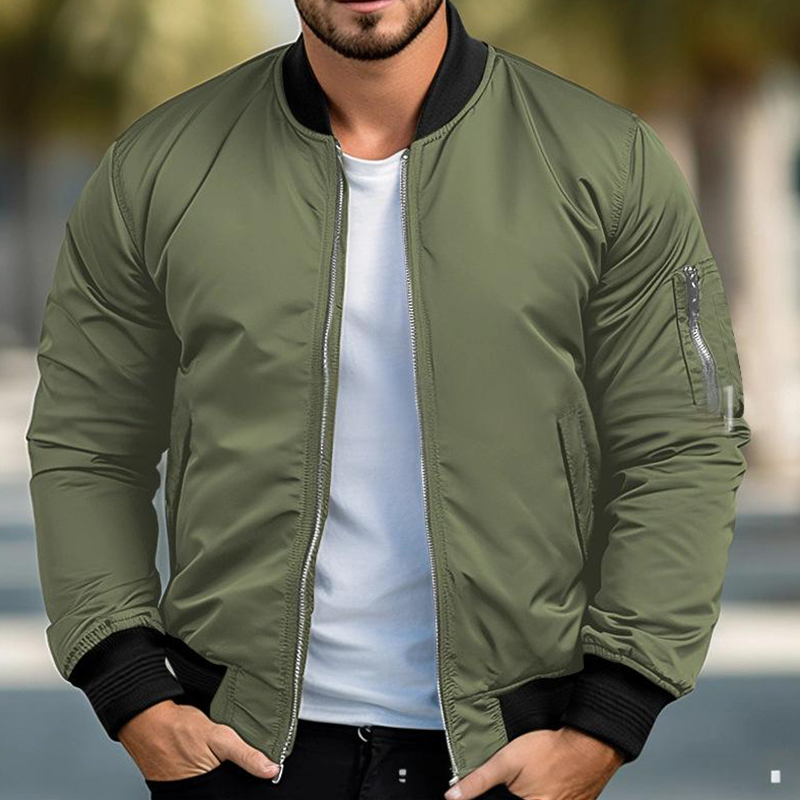 Hordan | Men's Bomber Jacket with Zipper