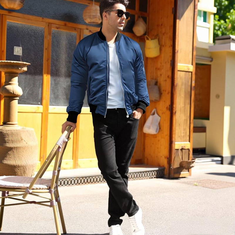 Hordan | Men's Bomber Jacket with Zipper