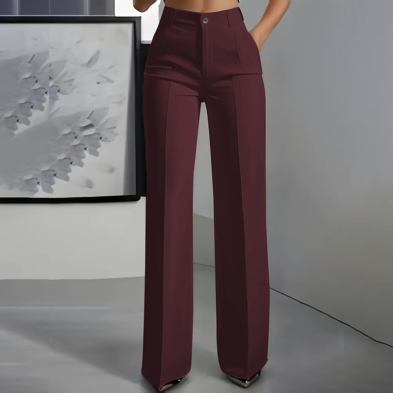 Women's High-Waisted Dress Pants
