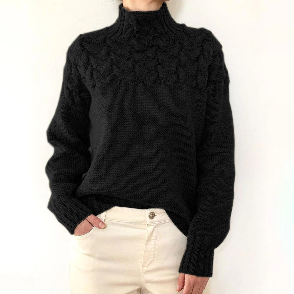 Elena | Warm Knitted Turtleneck